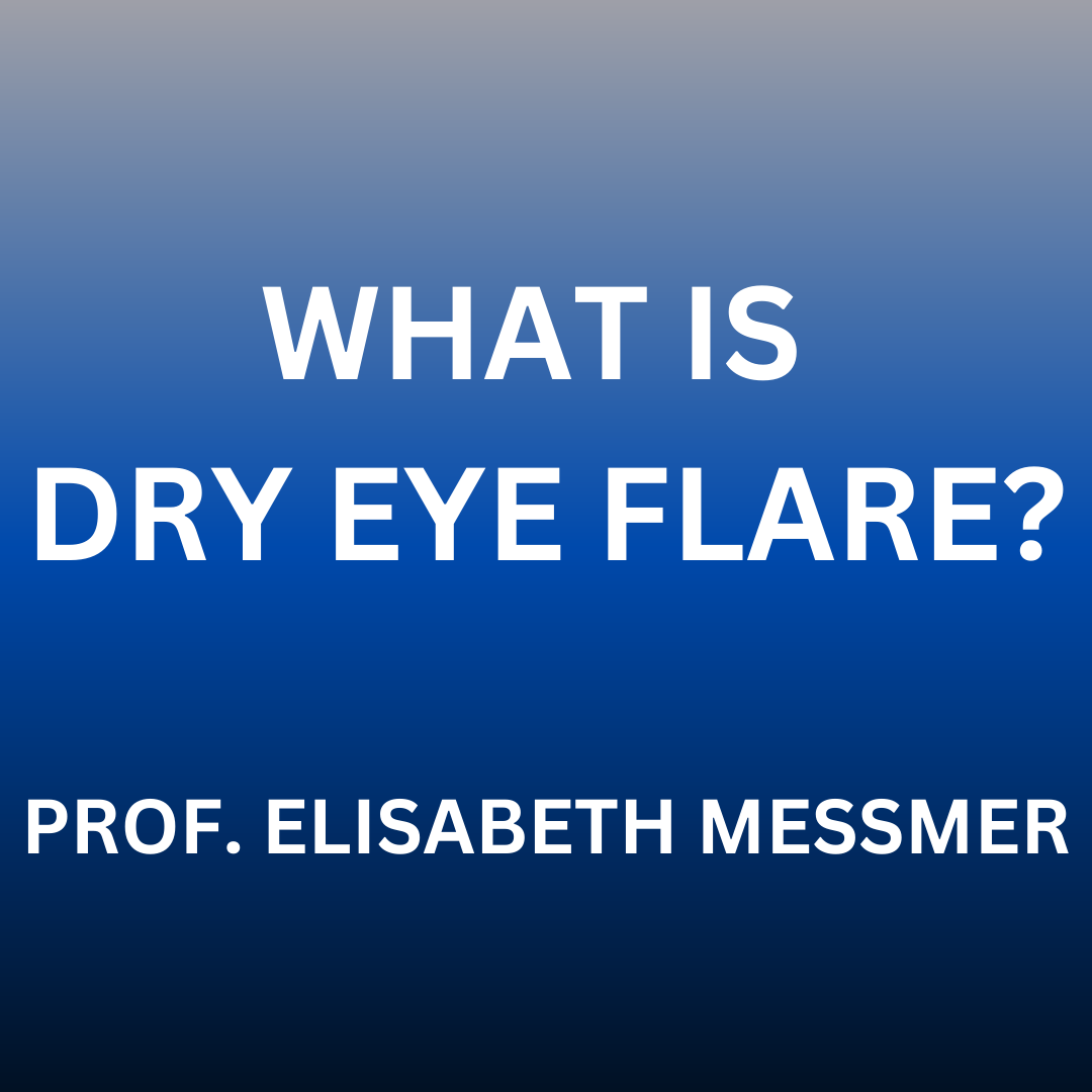 Dry eye flare definition with professor Elisabeth Messmer
